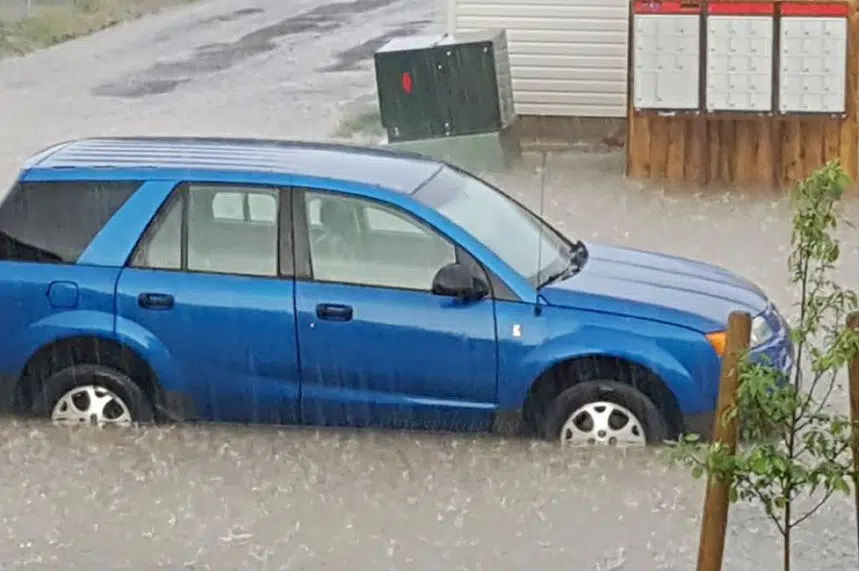 ‘Turned a tap on:’ Storm causes flash flooding in Warman