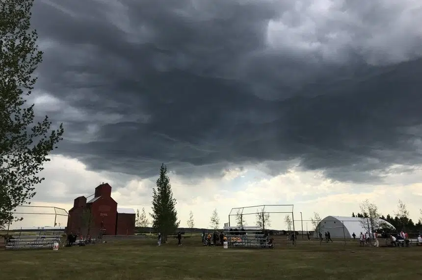 Severe storm system moves through Saskatchewan