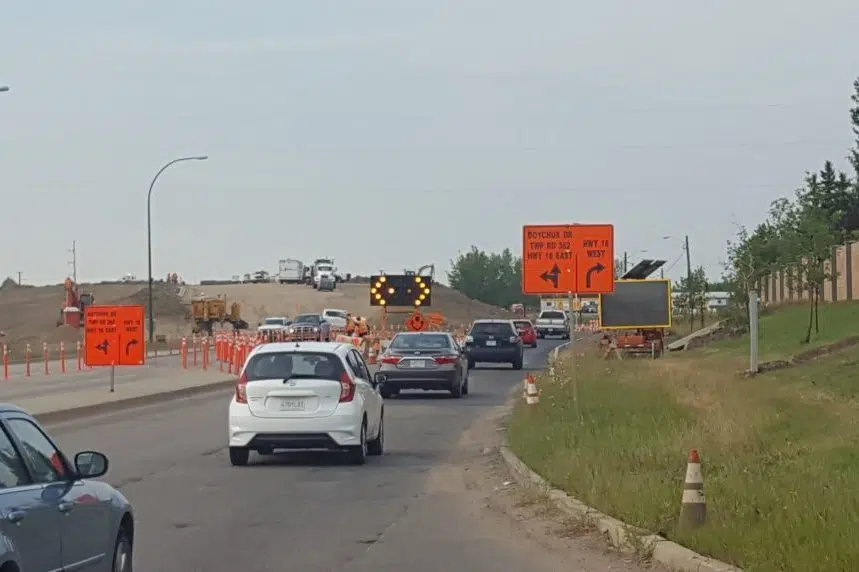 Ramp opens for new interchange at Boychuk and Highway 16