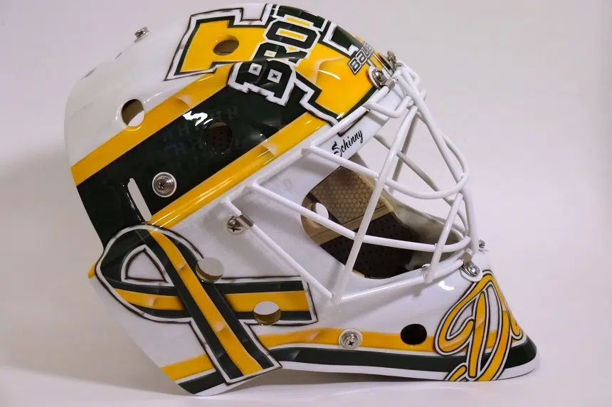 New Broncos goalie commissions tribute mask to crash victims