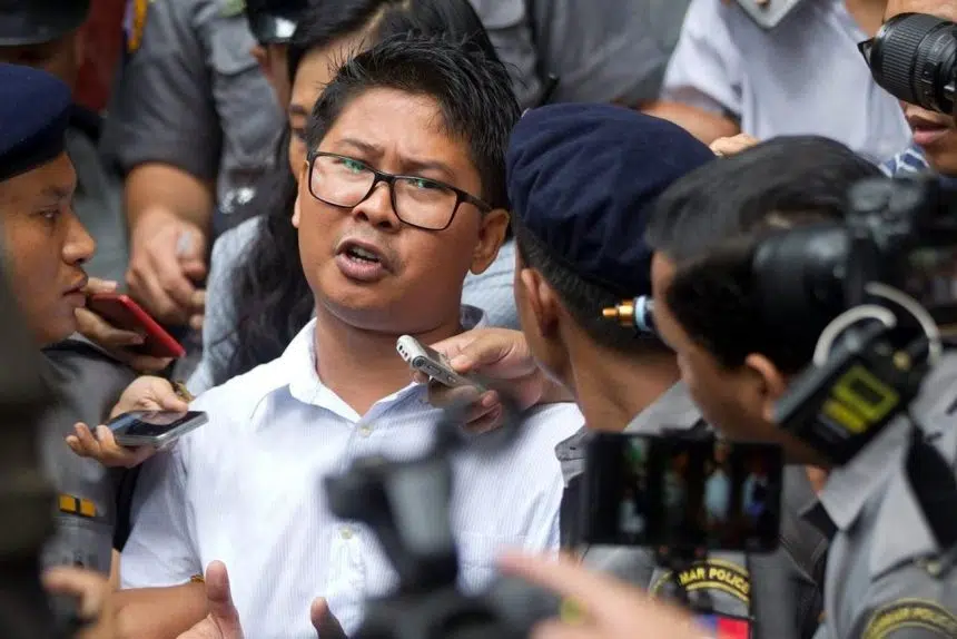 Myanmar court sentences Reuters reporters to 7 years in jail