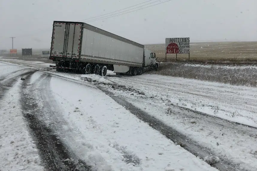 Early snowfall wreaks havoc on central Sask. highways