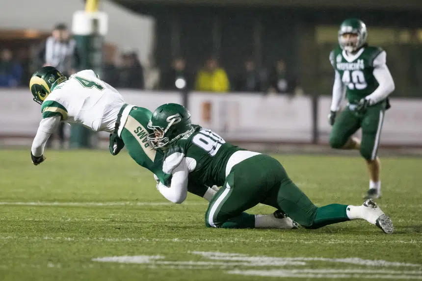 Huskies clinch football playoff spot in win over Bisons 