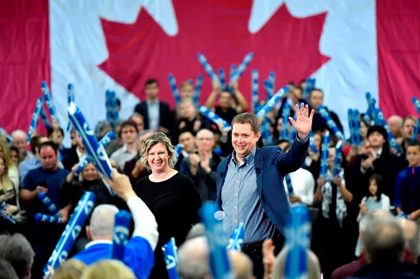Scheer marks one-year countdown to federal election with campaign-style speech