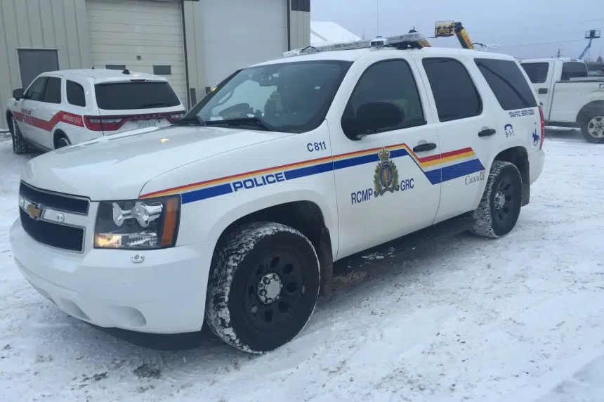 Three arrested in North Battleford after stolen vehicle gets stuck in snow