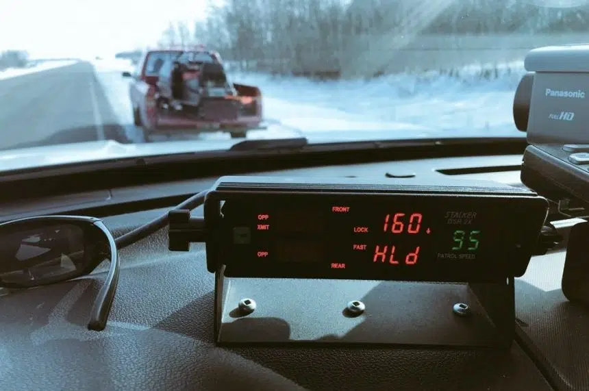 Police nab speeder hauling snowmobile near Wynyard