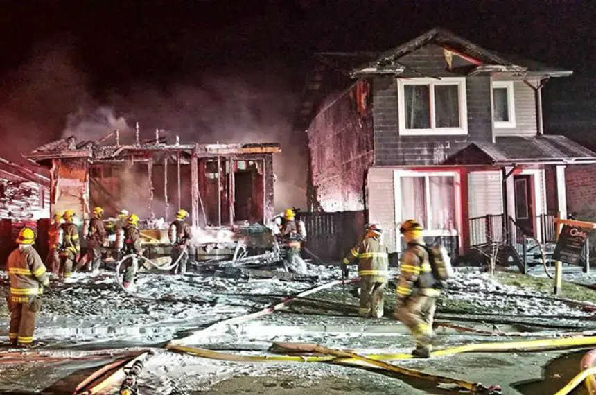 Two Martensville homes badly damaged by fire