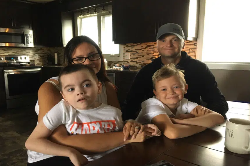 Saskatoon family being squeezed by treatment for son's rare disease 