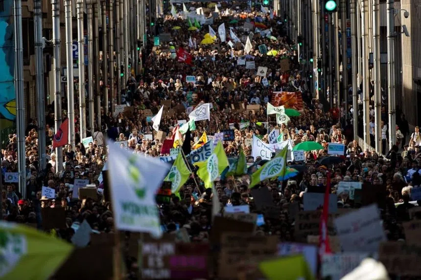 Young protesters around globe demand climate change action