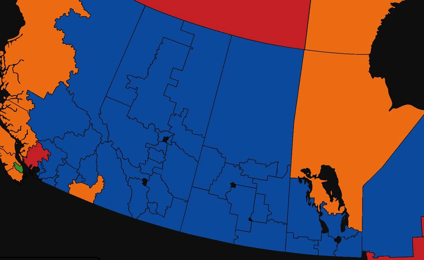 Election result sparks separatist talk in Western Canada