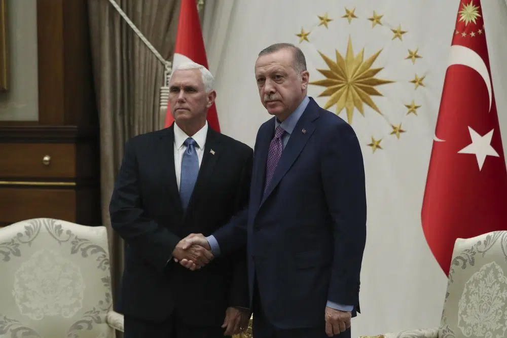 VP Mike Pence says Turkey agrees to ceasefire in Syria
