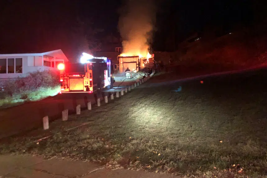 Garage fire causes estimated $10k in damage