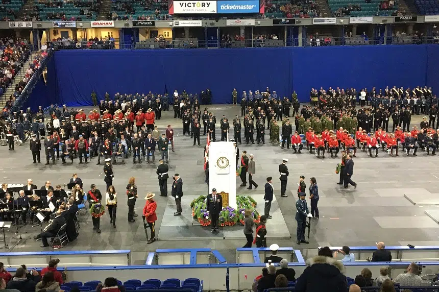 Virtual Saskatoon Remembrance Day service to be held, replacing SaskTel Centre ceremony
