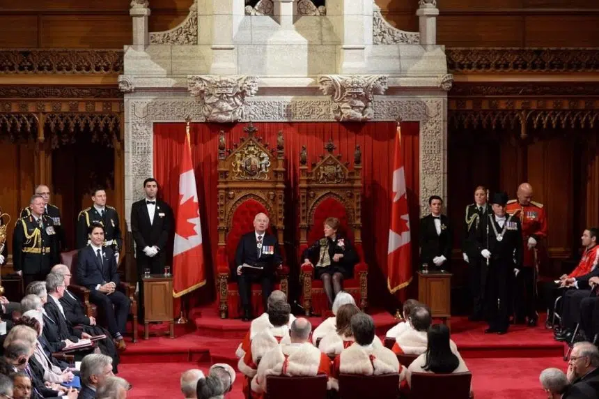 Liberal throne speech pledges to work with opposition parties, welcome their ideas