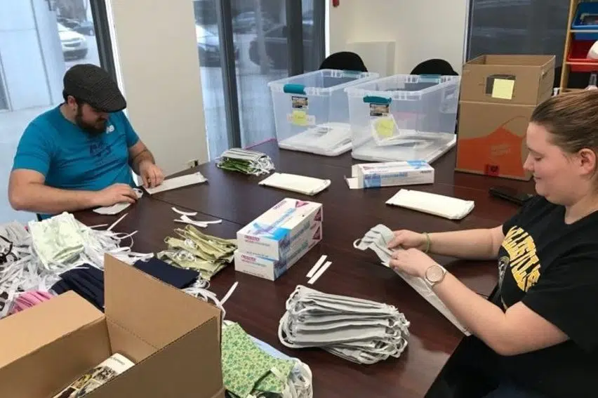 Saskatoon's Open Door Society approaches goal of sewing 10,000 masks