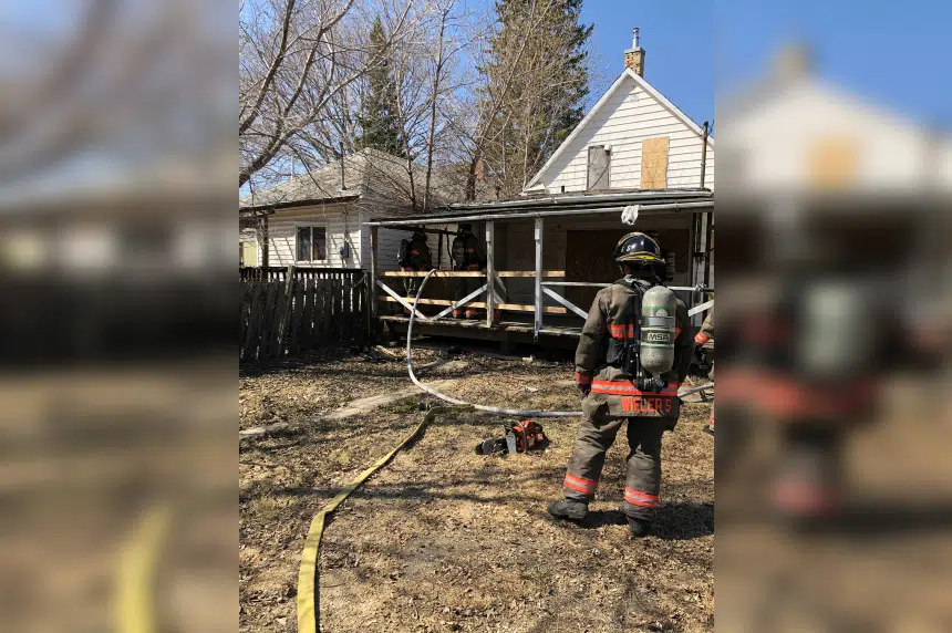 Fire crews deal with blaze inside boarded up Pleasant Hill home