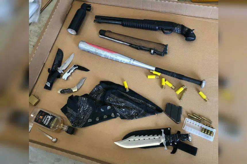 Traffic stop near Shellbrook results in weapons charges