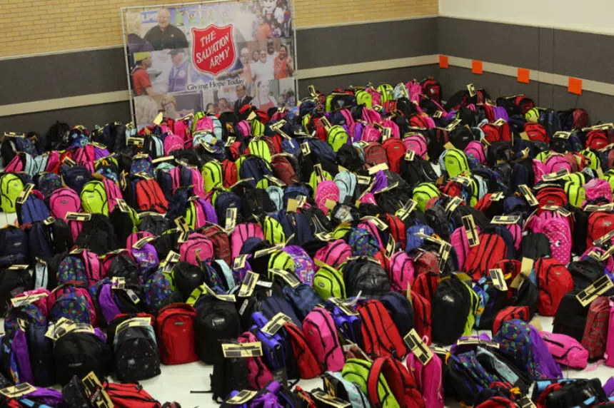 Saskatoon Salvation Army helping families with school supplies during pandemic