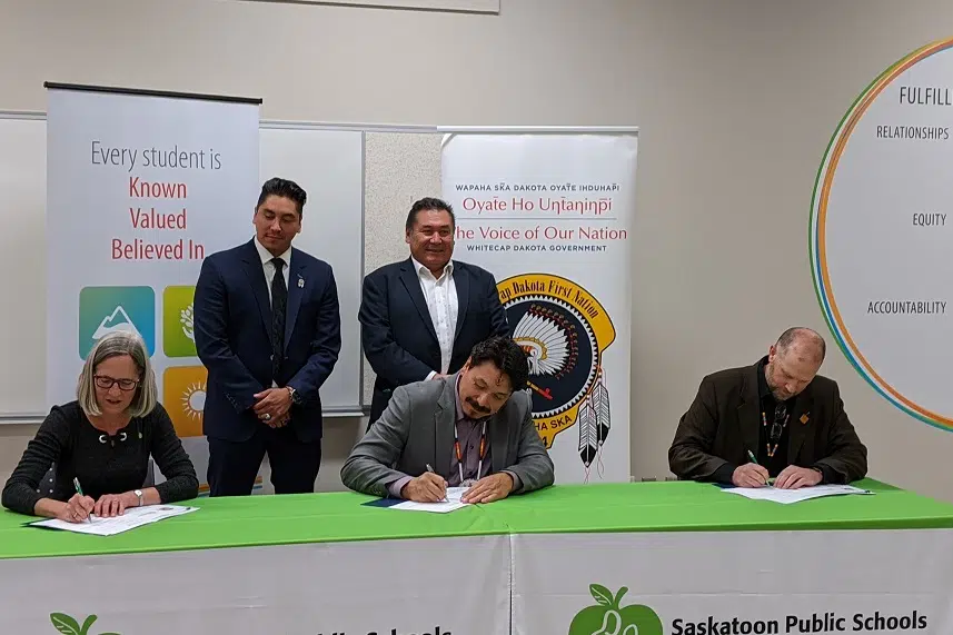 Upgraded partnership unveiled for First Nation's students and Saskatoon Public Schools
