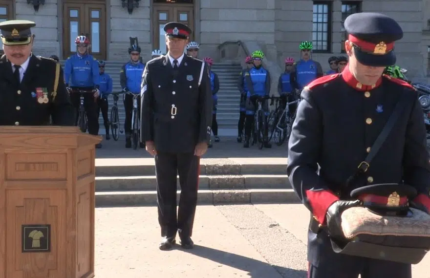Virtual ceremony held for fallen Saskatchewan police and peace officers