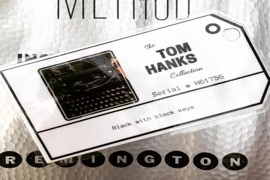 Saskatoon man receives typewriter from actor Tom Hanks' collection