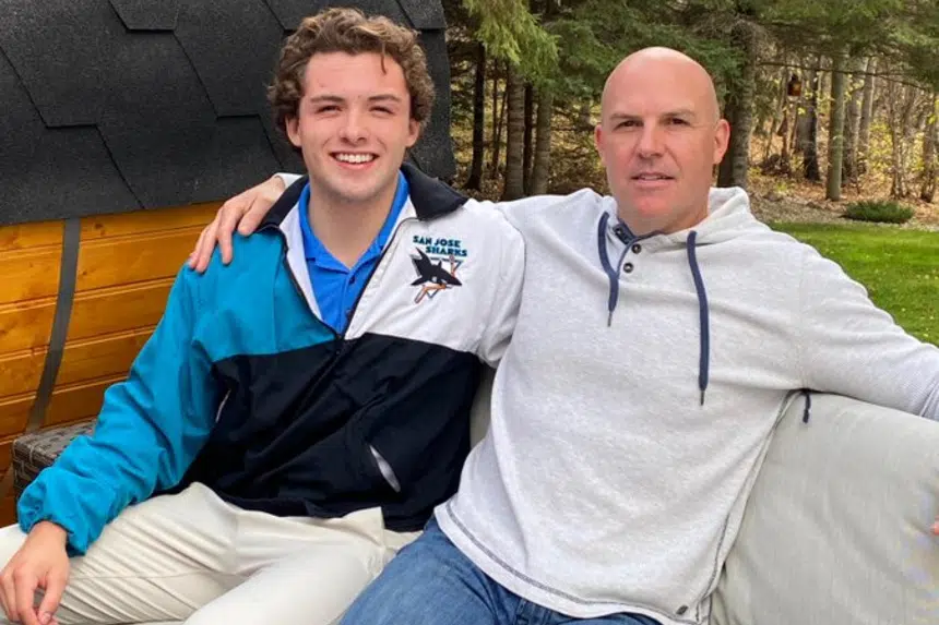 Tristen Robins following dad's journey to NHL with windbreaker in tow