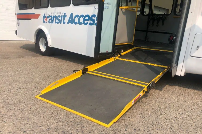 New low-floor buses and ramps offer more options for Saskatoon Access Transit users