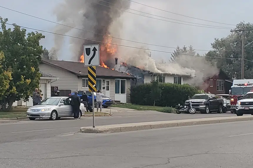VIDEO: Saskatoon Fire find origin of 33rd Street blaze, cause still being looked at