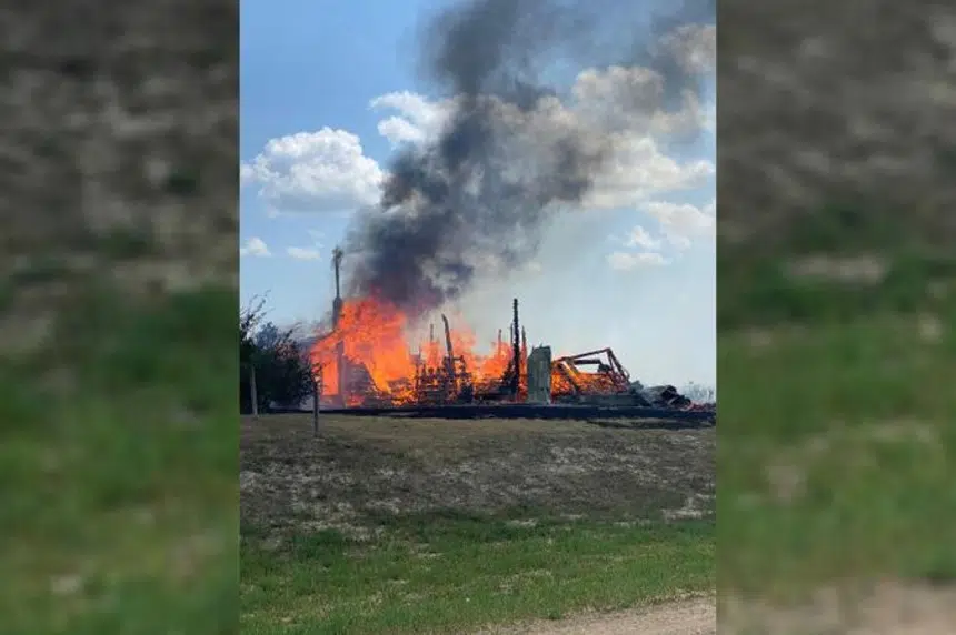 Moe 'saddened' after church near Blaine Lake destroyed by fire