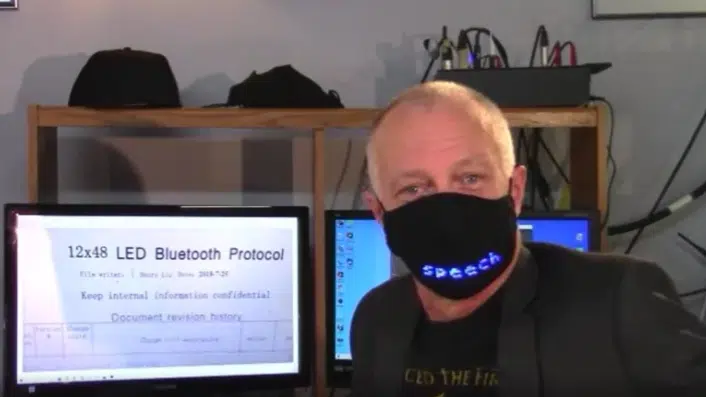 I see what you're saying: Saskatoon man invents voice-to-text mask