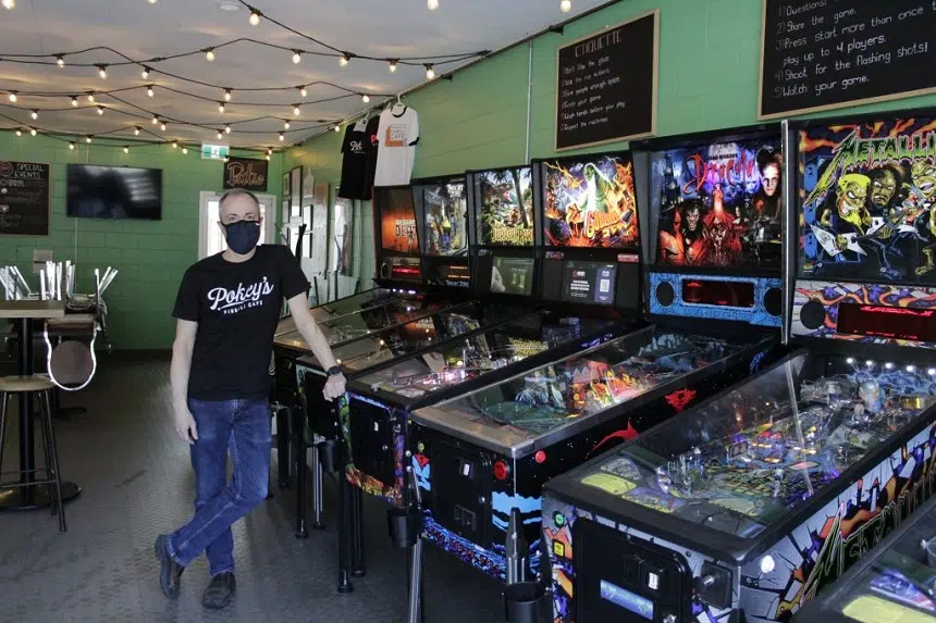 Calling all pinheads: Customers flipping over unique entertainment rentals from Saskatoon cafe
