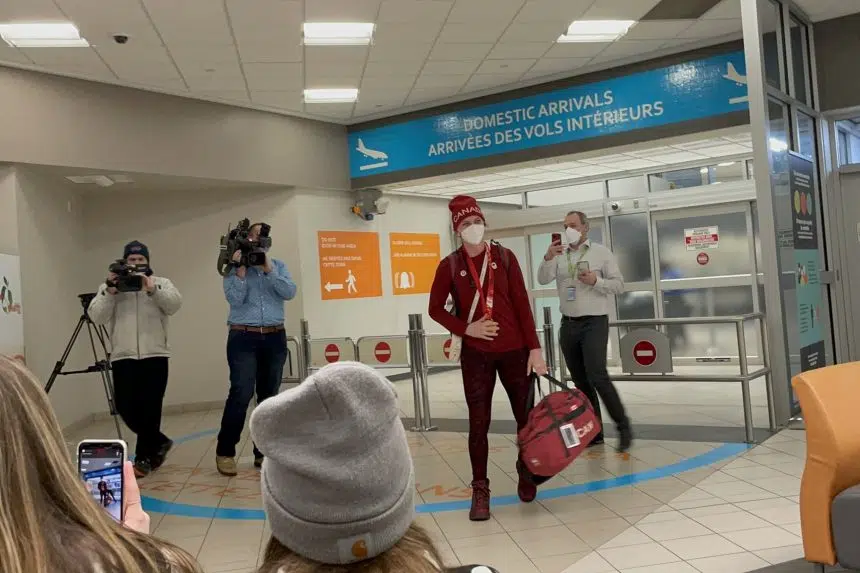 Emily Clark garners hero's welcome at Saskatoon airport after Beijing gold