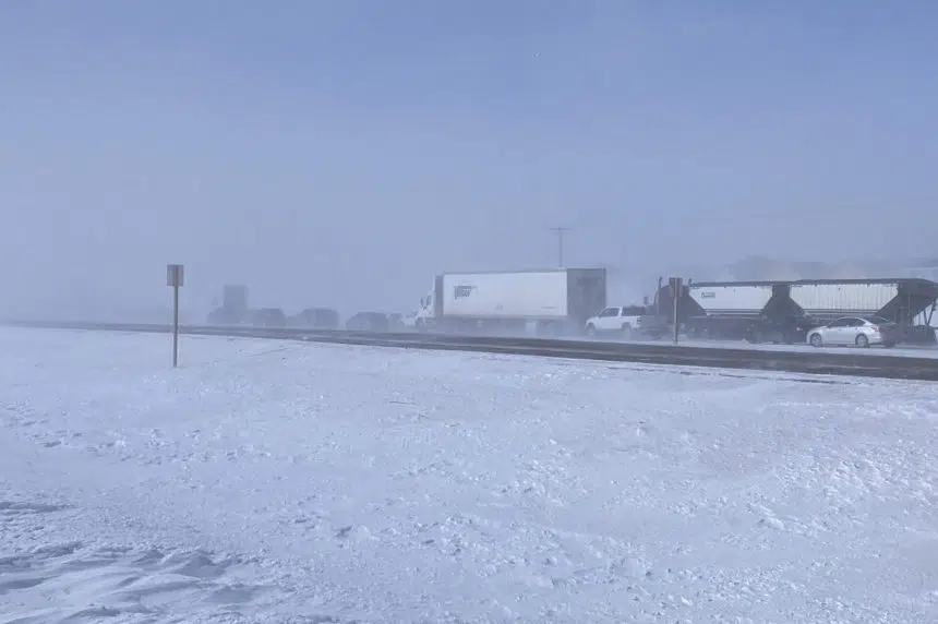 'If you don't have to go, don't:' Nasty weather closes highways across Sask.