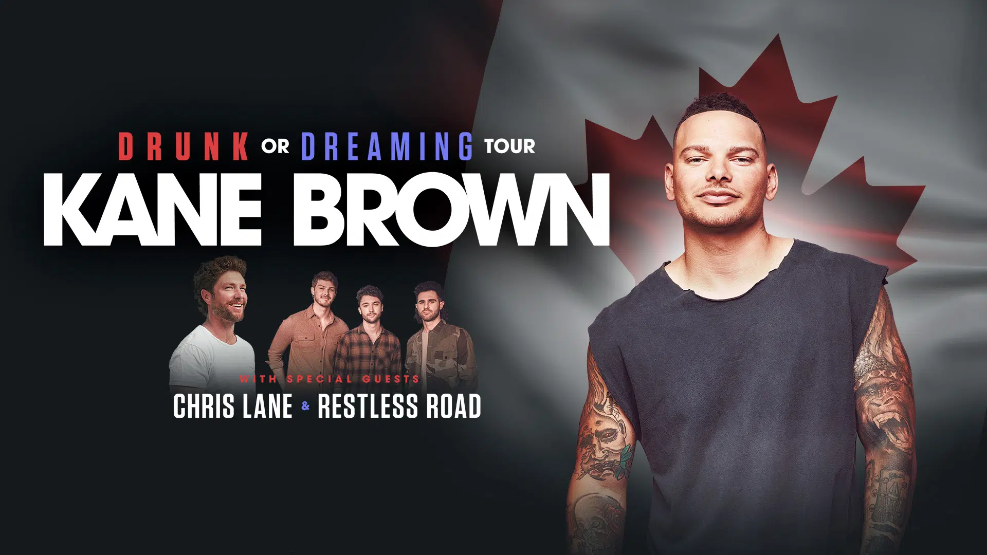 Kane Brown – Drunk or Dreaming Tour