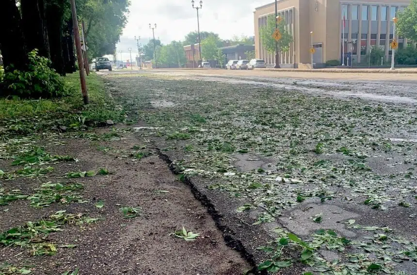 Yorkton cleaning up after major storm