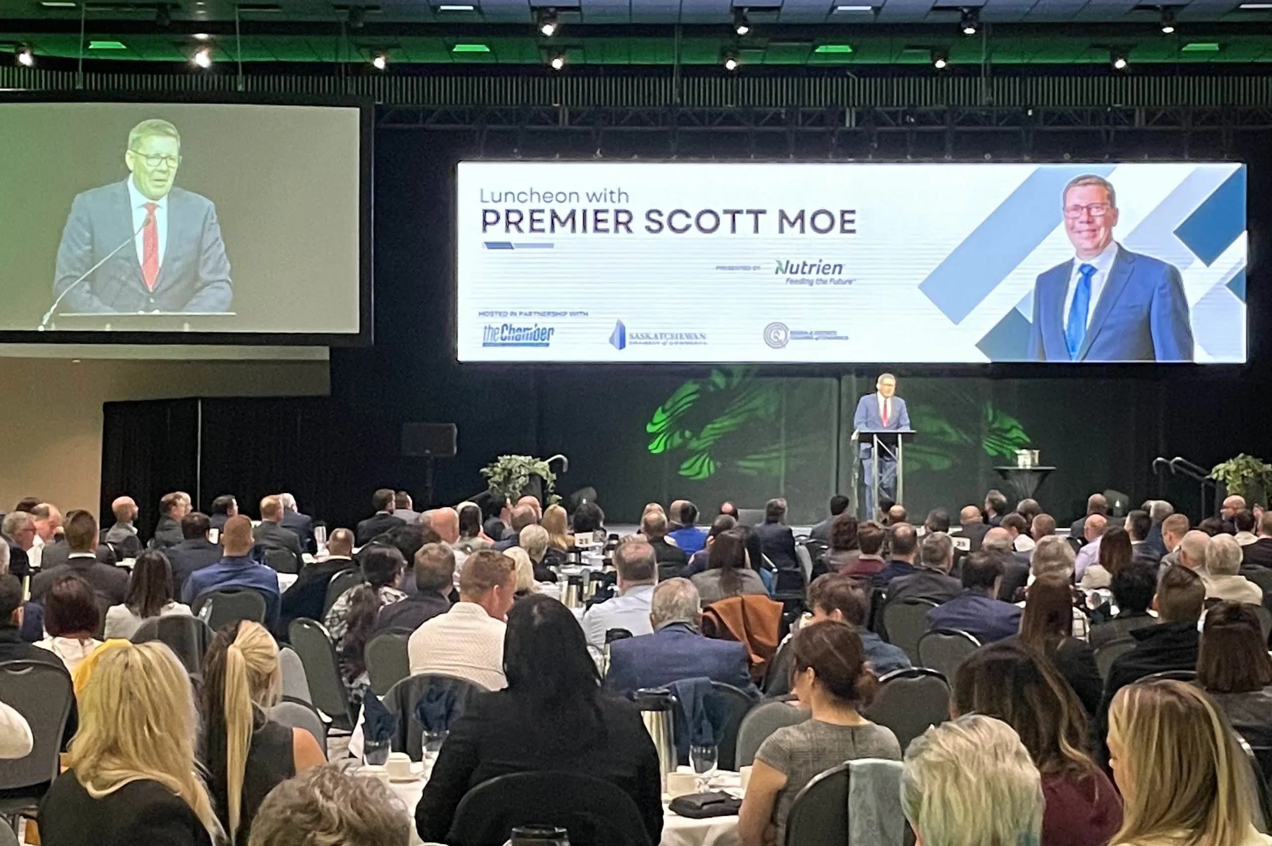 Moe talks economy, immigration in Saskatoon ahead of throne speech