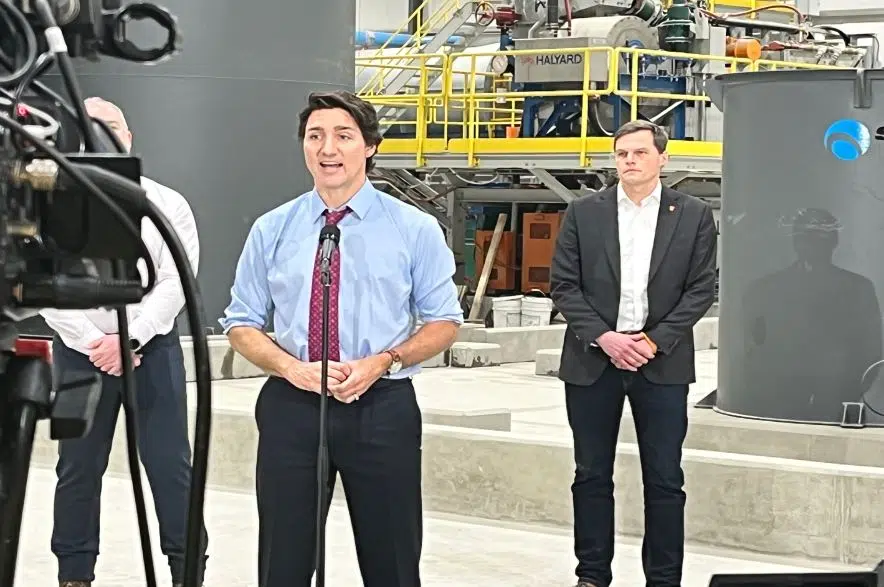 Prime minister tours Saskatoon's Vital Metals, premier not invited to event