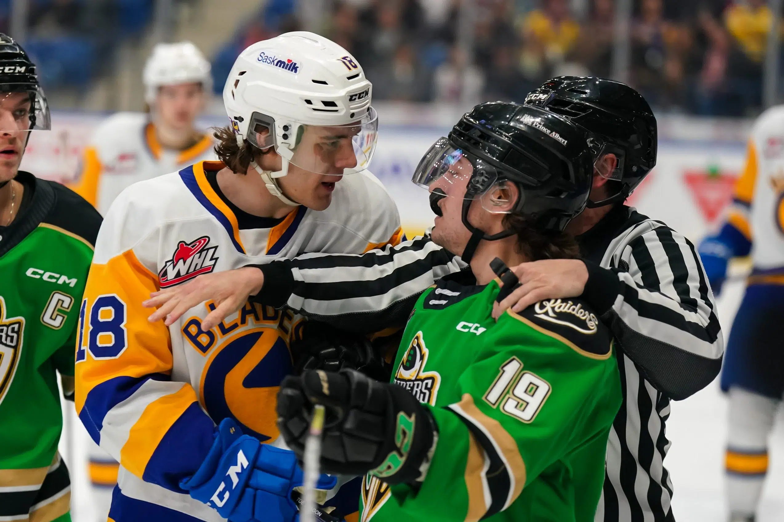 Blades' win streak snapped at hands of Raiders
