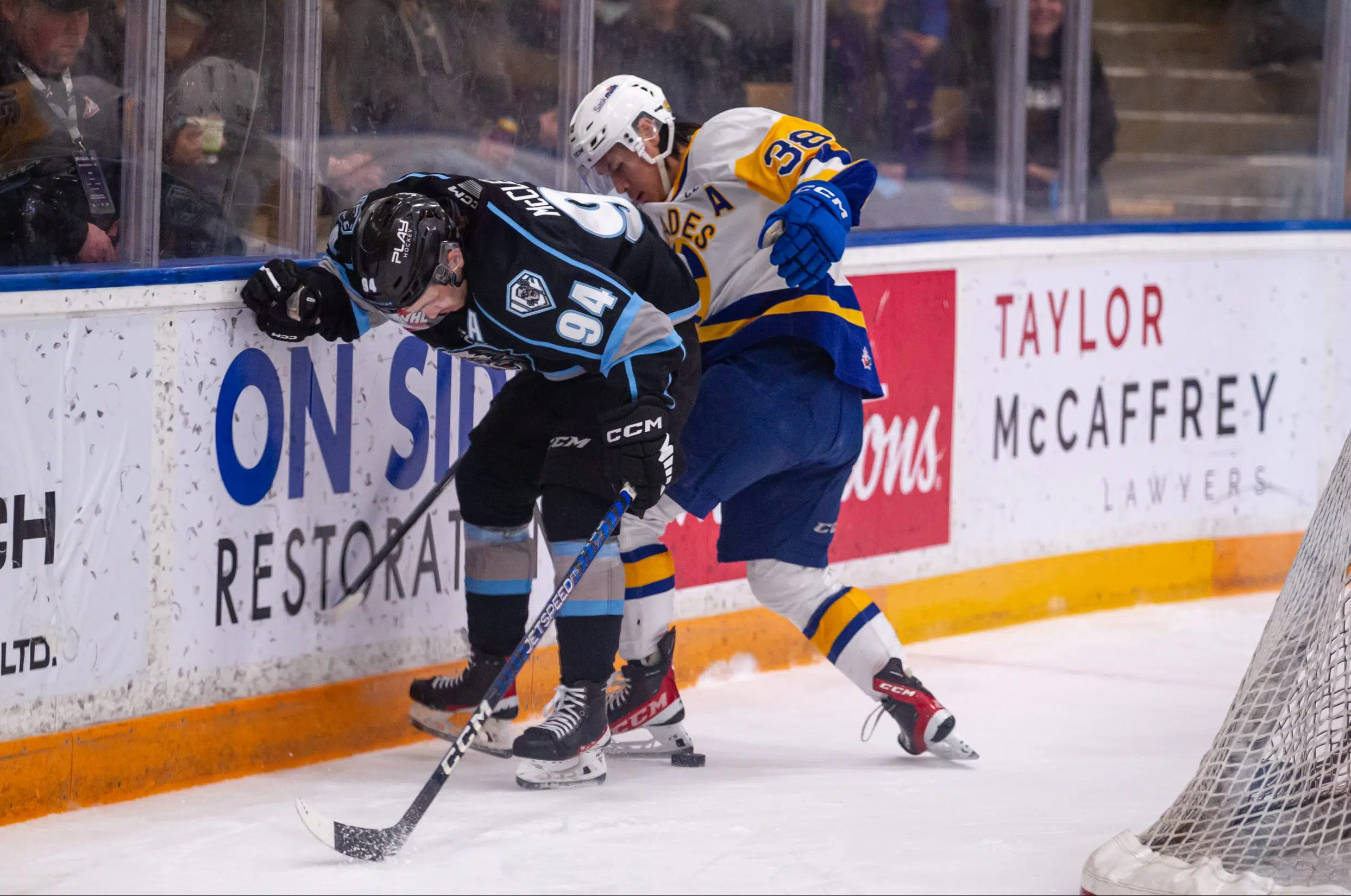 Blades offence cooled off by Ice in Game 1 of Eastern Conference final