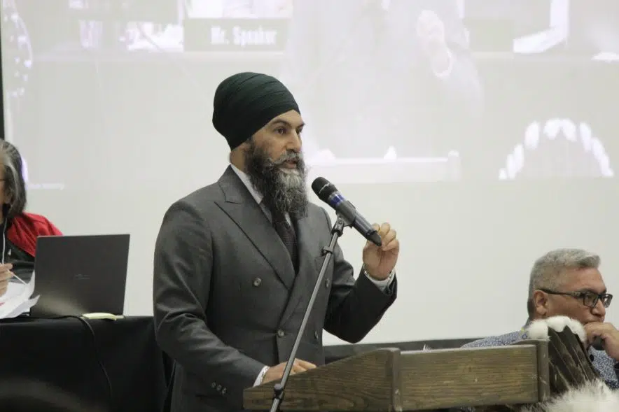 Singh returns to Sask. to speak on Indigenous issues