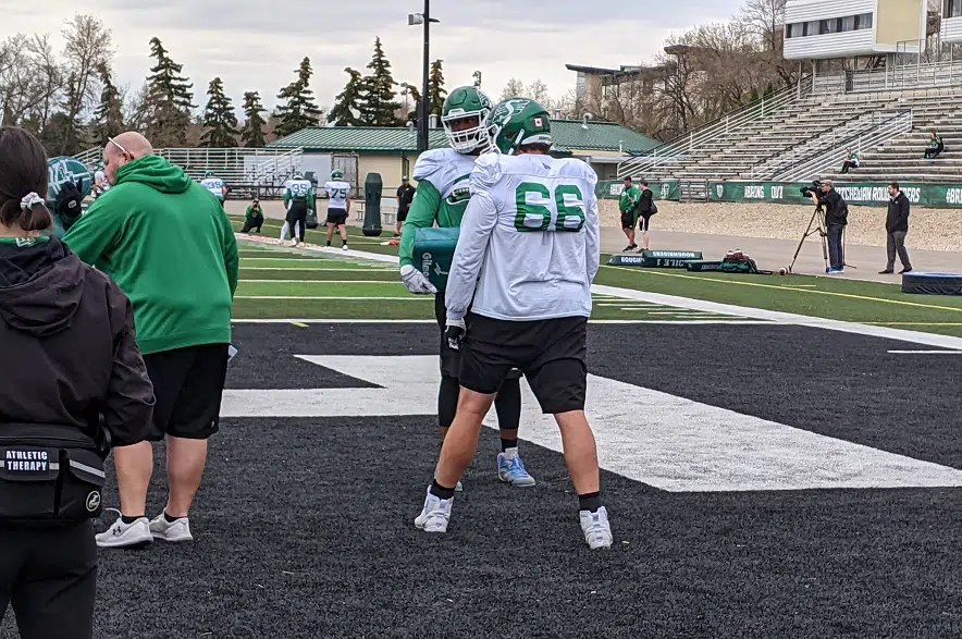 Rookie offensive linemen hoping to grab attention before Riders camp