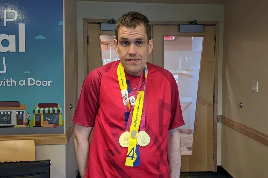 Saskatoon man wins two golds at Special Olympics World Games