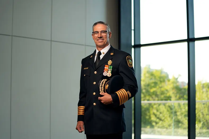 Saskatoon fire chief Morgan Hackl named top chief in Canada