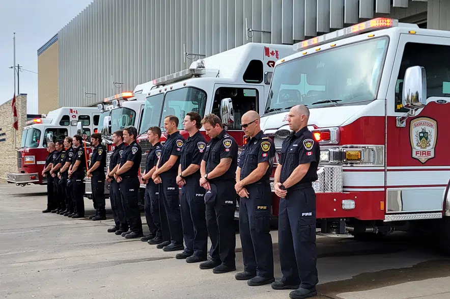 Saskatoon firefighters, police pay tribute to victims on 9/11 anniversary