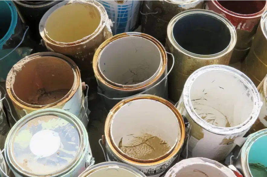 Saskatoon Household Hazardous Waste Disposal Days Return Sunday 650 CKOM   Paint Cans 