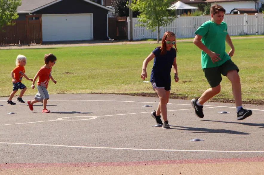 Martensville opens largest rubber-surfaced playground in Saskatchewan