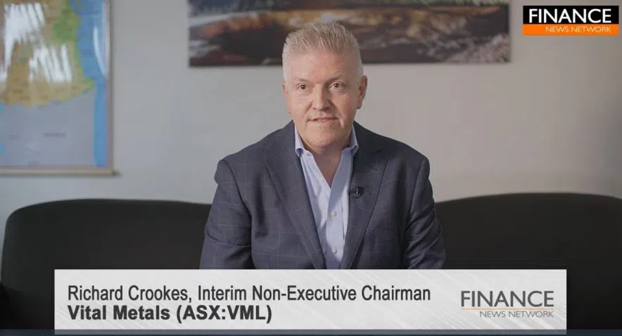 Vital Metal’s non-executive chairman Richard Crookes saidthe company will focus on developing its existing rare earth mineral deposit in the Northwest Territories. Photo courtesy Finance News Network, Australia.