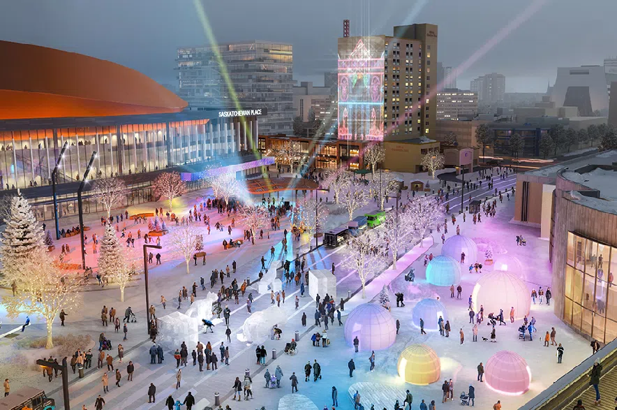 City of Saskatoon unveils more design concepts for proposed downtown arena