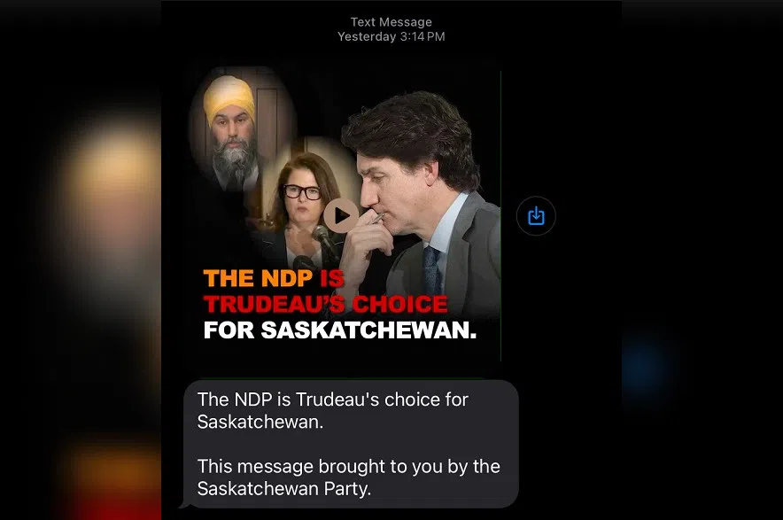 Expert says Sask. Party can benefit from video text message campaign