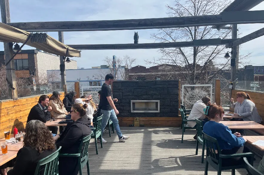 Yard & Flagon's patio buzzing as spring temperatures rise